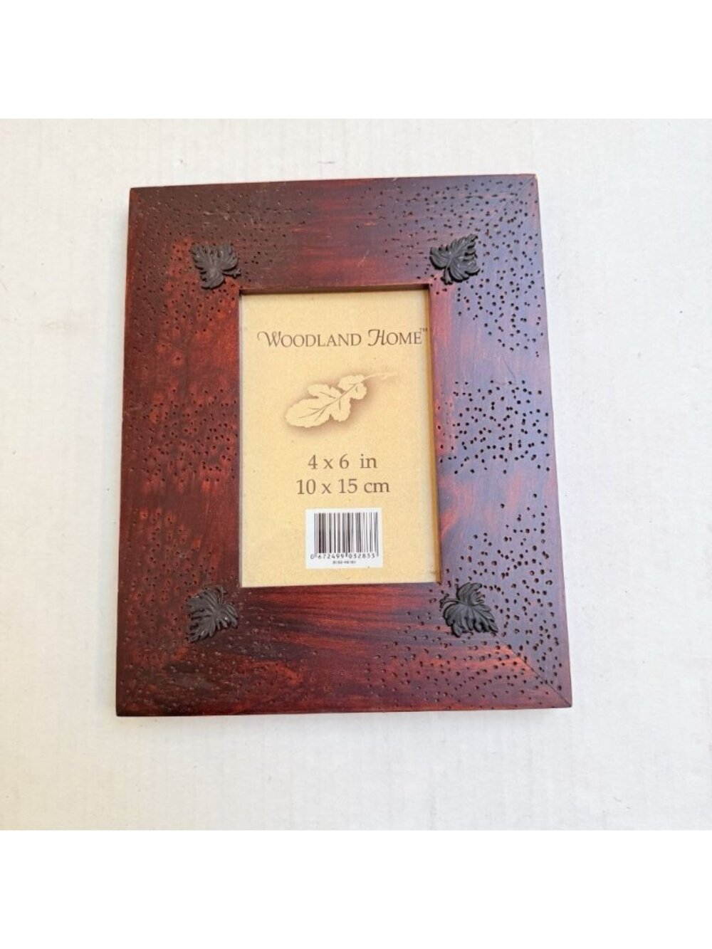 Vintage Woodland Home Rustic Picture Frame 4 x6 Wall Hanging Free Standing
